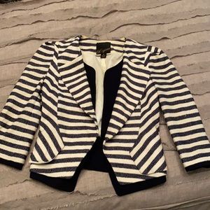 Striped nautical blazer / topper
